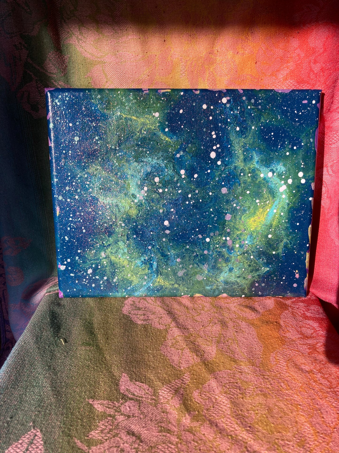 Abstract Cosmos Canvas Painting