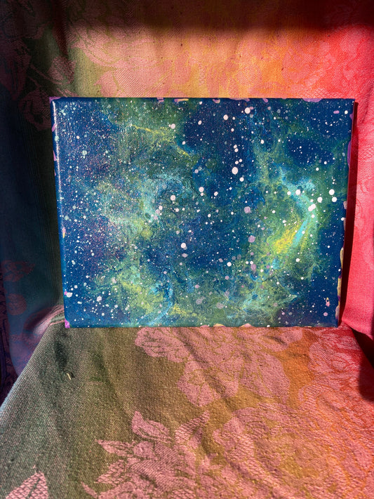 Abstract Cosmos Canvas Painting