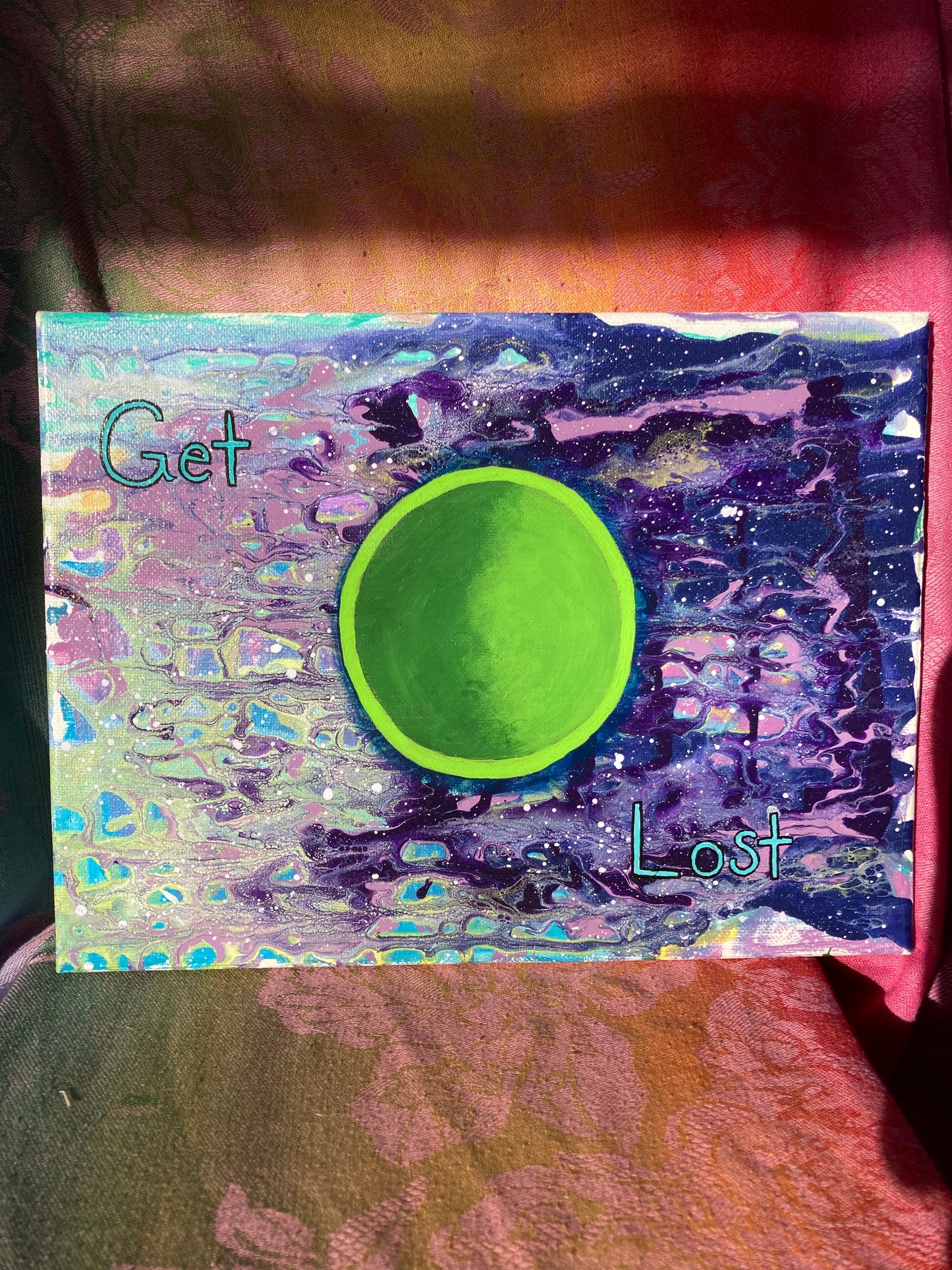 “Get Lost” – Original Abstract Acrylic Painting